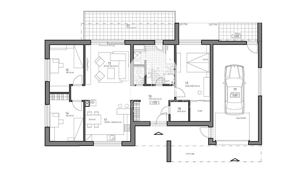 IV.ETAPA - Reality KOMPLEX s.r.o. Vám ponúka na PREDAJ 4 izbové rodinné domy - NOVOSTAVBY v Dolnom Bare!