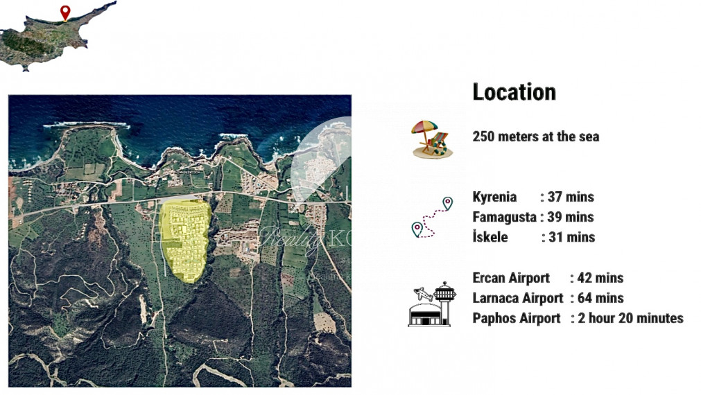 Reality KOMPLEX s.r.o. Vám ponúka skvelú investičnú príležitosť -EXKLUZÍVNE iba u nás - severný Cyprus!