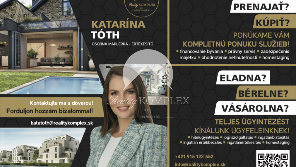 !!! LEN U NÁS!!! Reality KOMPLEX s.r.o. Vám ponúka NA PREDAJ rodinný dom v Kostolných Kračanoch