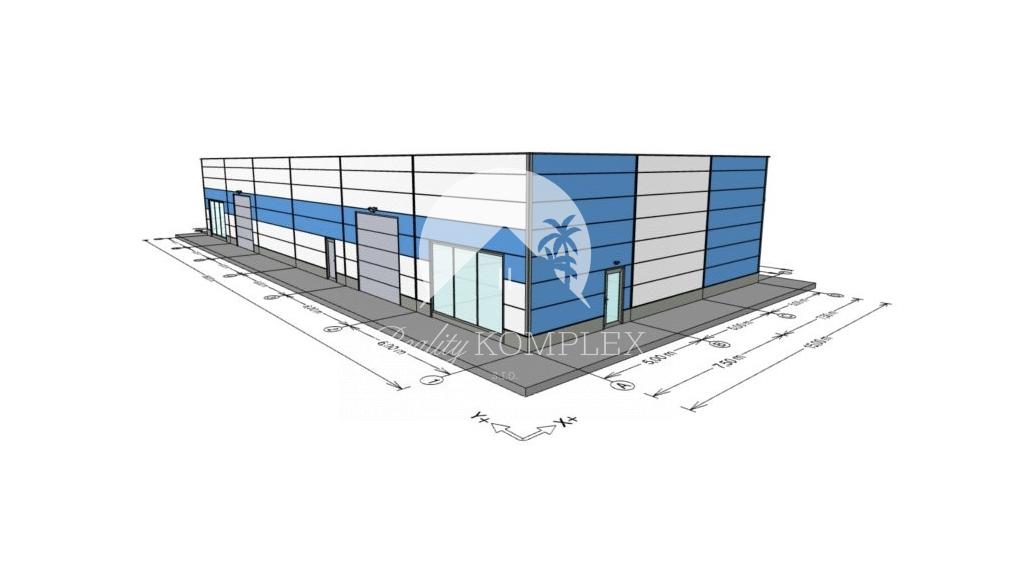 Reality KOMPLEX s.r.o., Vám ponúka stavebný pozemok o výmere 2767 m2 na výstavbu priemyselnej haly na okraji Mesta Komárno,  neďaleko od nového mosta Monostor.