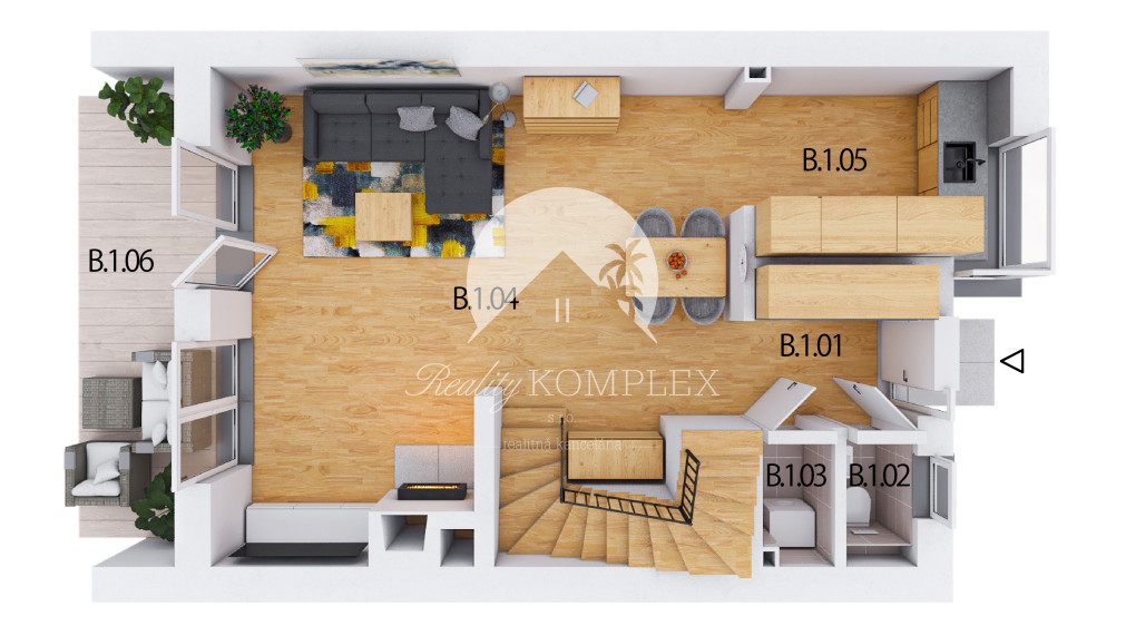 Reality KOMPLEX s.r.o.  Vám predstavuje na PREDAJ jedinečnú príležitosť bývania v rodinných radových domov v srdci obce Okoličná na Ostrove.