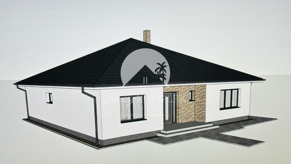 Reality KOMPLEX s.r.o., Vám ponúka jedinečnú príležitosť získať svoj nový rodinný dom typu bungalov v obci Pribeta , vzdialenej 23 km od Mesta Komármno.
