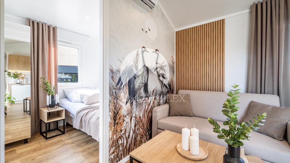 Exkluzívne iba u nás Vám Reality KOMPLEX s.r.o., ponúka na PREDAJ nový CELOROČNE OBÝVATEĽNÝ MOBILNÝ DOM BALI s rozmerom 10x3,5m!!!