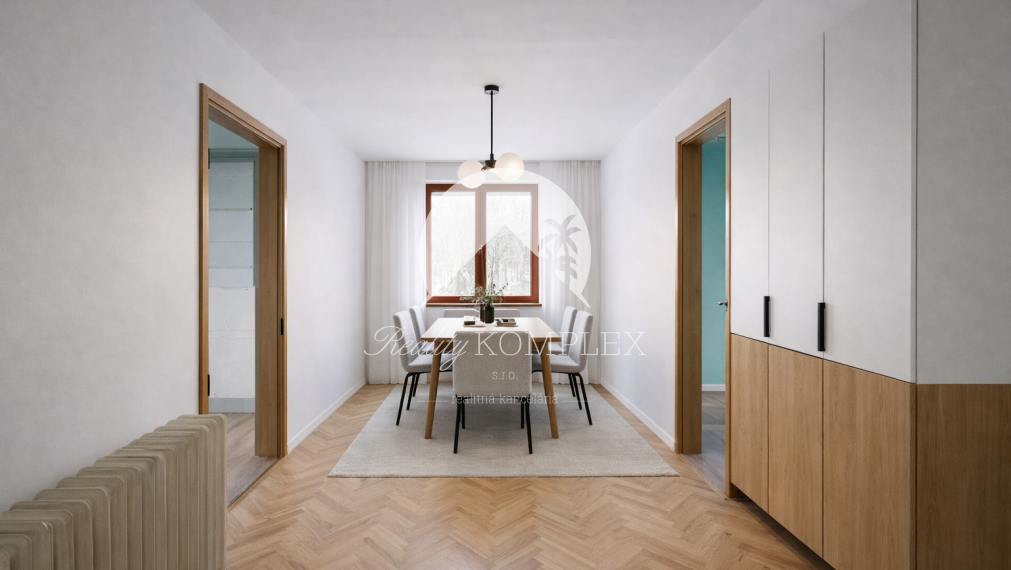 Reality KOMPLEX s.r.o. Vám ponúka POKOJNÉ BÝVANIE V OBJATÍ PRÍRODY – 3-IZBOVÝ BYT V TOPOĽNÍKOCH