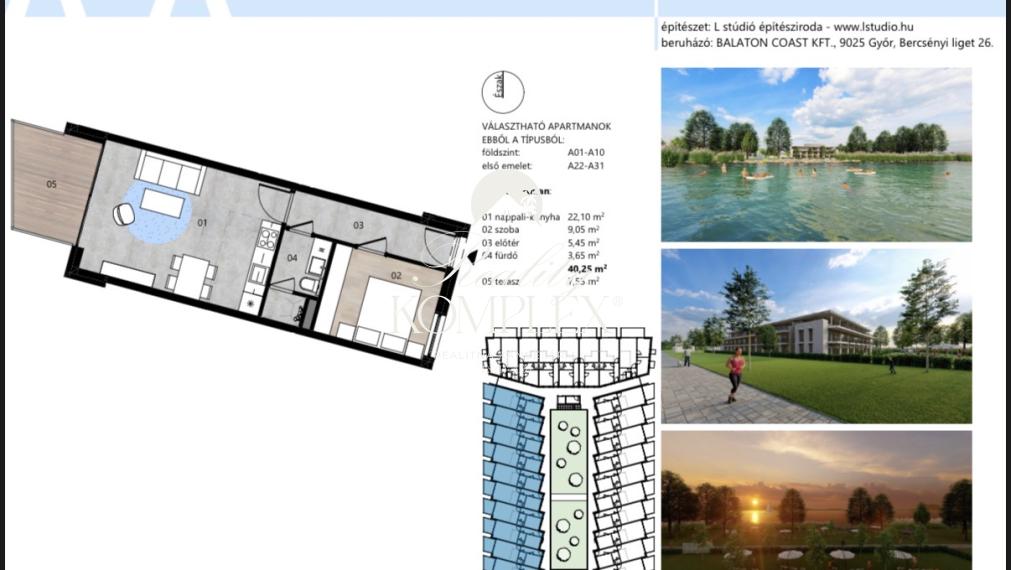 Reality KOMPLEX | Apartmán pri Balatone s parkovaním