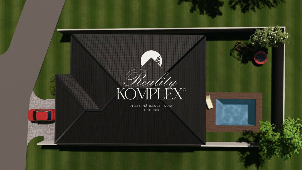 Reality KOMPLEX s.r.o Vám ponúká, projekt dvoch moderných rodinných domov typu bungalov v obci Marcelová.