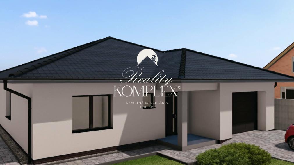 Reality KOMPLEX s.r.o Vám ponúká, projekt dvoch moderných rodinných domov typu bungalov v obci Marcelová.