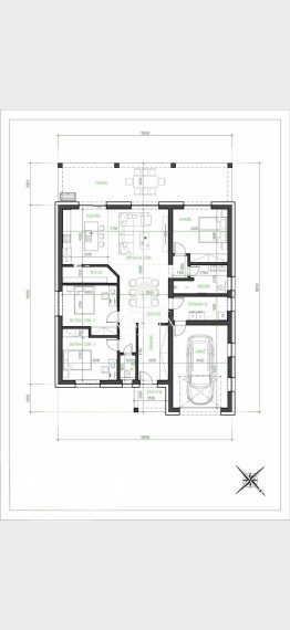 Reality KOMPLEX s.r.o Vám ponúká, projekt dvoch moderných rodinných domov typu bungalov v obci Marcelová.