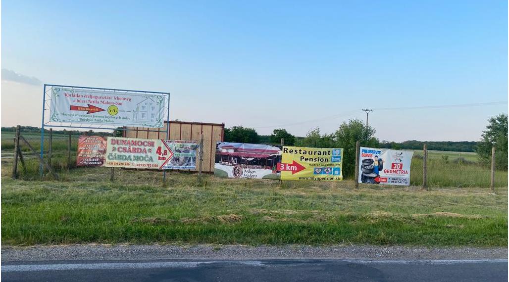 Reality KOMPLEX s.r.o. Vám ponúka na PRENÁJOM komerčný pozemok pri hlavnej ceste len 20 km od Komárna!!