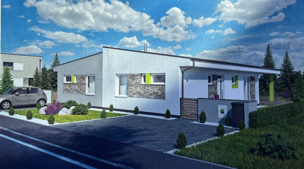 Reality KOMPLEX s.r.o., Vám ponúka na predaj moderný dvojdom s nízkonákladovým vykurovaním v obci Okoč