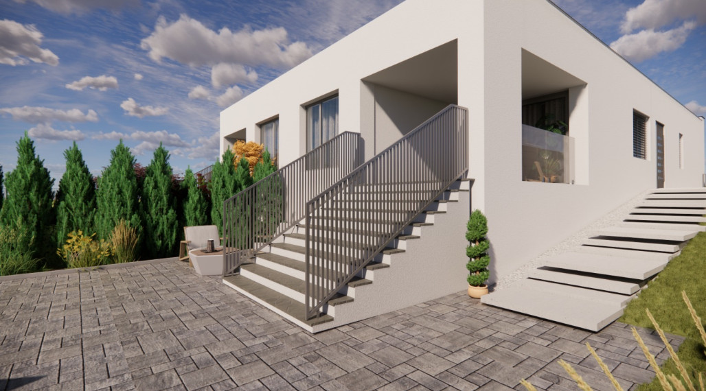 Reality KOMPLEX s.r.o., Vám ponúka na predaj moderný dvojdom v tichej obci Povoda,len pár minút od Dunajskej Stredy