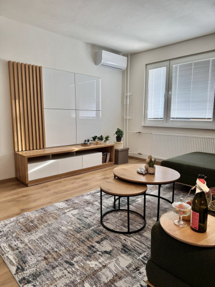 Iba u nás Vám Reality KOMPLEX s.r.o., ponúka na prenájom exkluzívny, nadštandardne zariadený trojizbový byt v atraktívnej lokalite, vmeste Šurany.