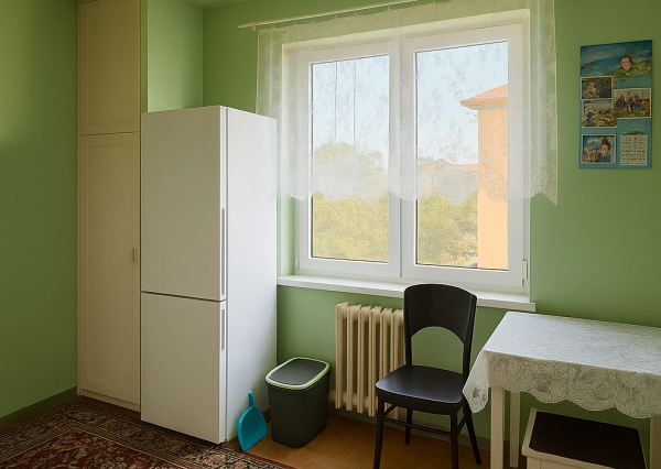 Reality KOMPLEX s.r.o. Vám EXKLUZÍVNE ponúka na predaj 2-izbový tehlový byt v Komárne