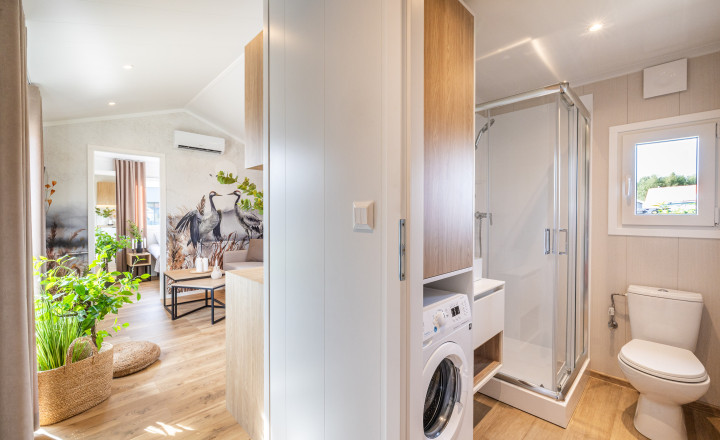 Exkluzívne iba u nás Vám Reality KOMPLEX s.r.o., ponúka na PREDAJ nový CELOROČNE OBÝVATEĽNÝ MOBILNÝ DOM BALI s rozmerom 10x3,5m!!! - fotografia 12