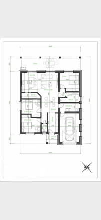 Reality KOMPLEX s.r.o Vám ponúká, projekt dvoch moderných rodinných domov typu bungalov v obci Marcelová. - fotografia 3