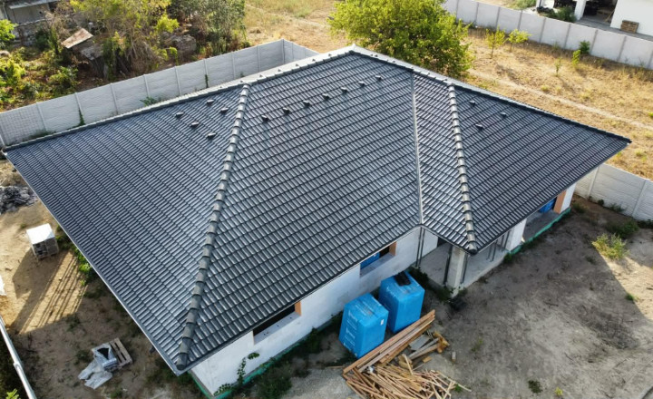 Reality KOMPLEX s.r.o Vám ponúká, projekt dvoch moderných rodinných domov typu bungalov v obci Marcelová. - fotografia 12
