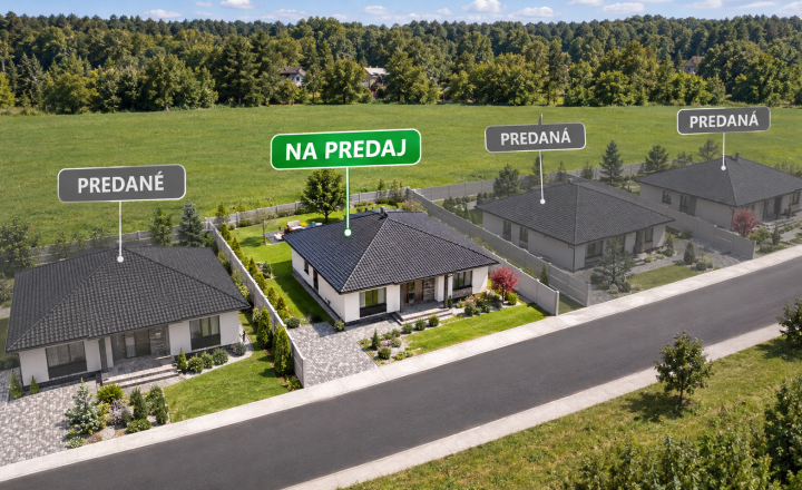 Reality KOMPLEX s.r.o. Vám ponúka na predaj nízkoenergetickú novostavbu – rodinný dom vo výstavbe v obci Svätý Peter